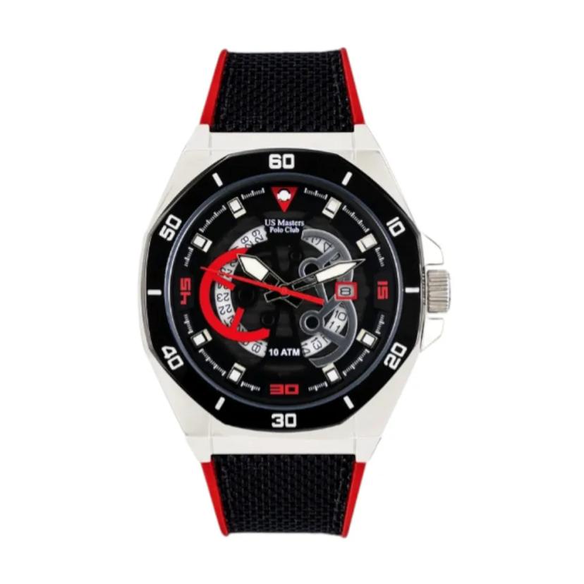 นาฬิกา POLO รุ่น USM-DK08-BK-RD